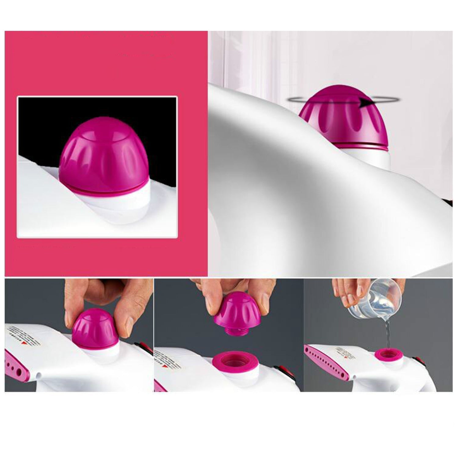 Handy garment steamer for wrinkle-free clothes Handy garment steamer for wrinkle-free clothes
